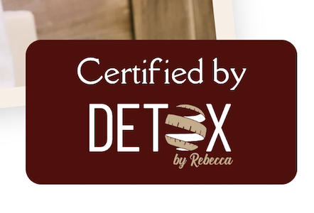 Certified by Detox by Rebecca